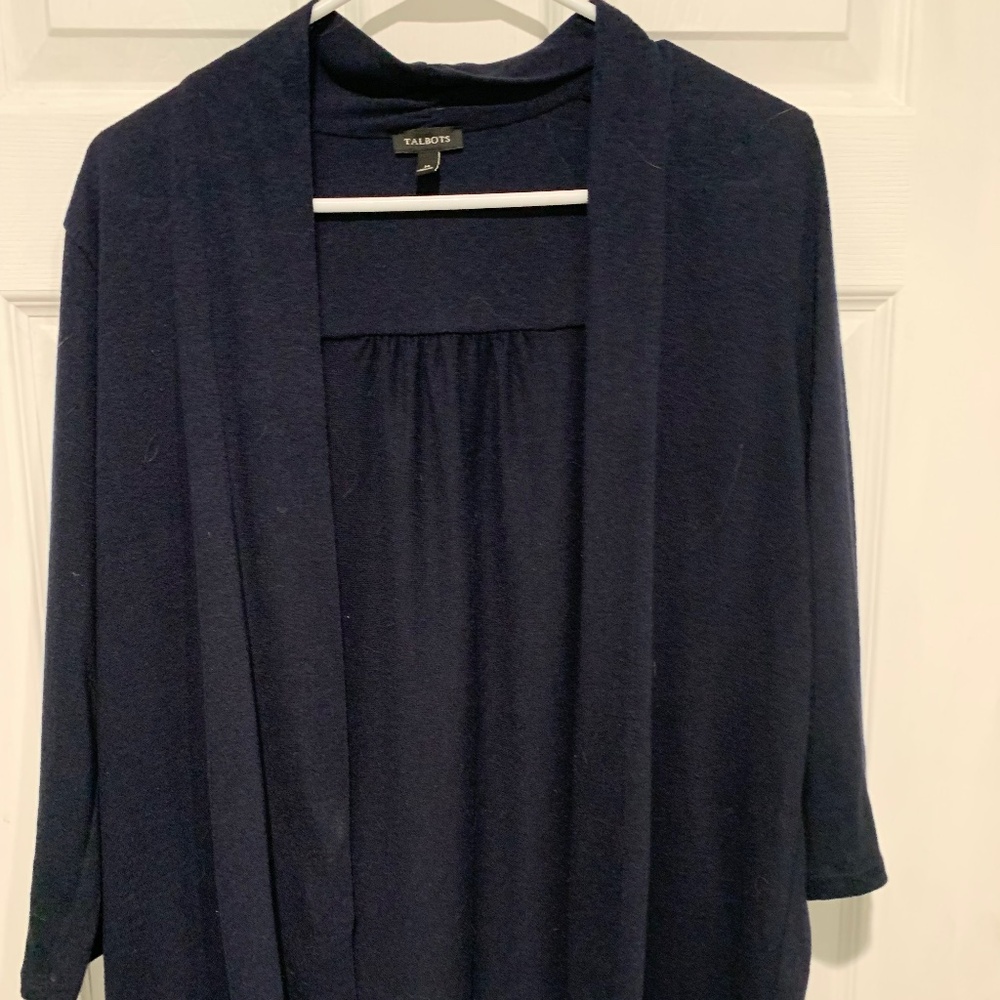 Talbots Navy Jacket/Sweater